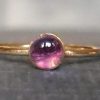 Ring met ronde amethist