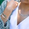 Armband smaragd, jaspis & azuriet - Afbeelding 2