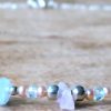 Ketting met aquamarijn & parel