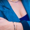 Ketting opaal & metallic look kralen - Afbeelding 3